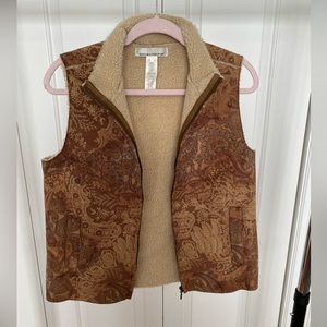 Jones New York Sport faux shearing vest